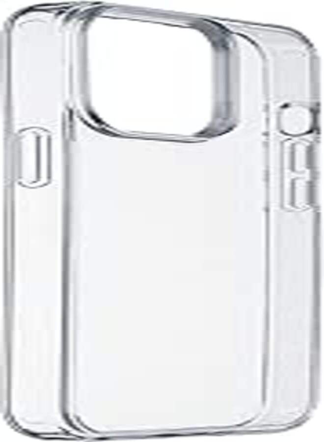 Cellularline transparent hard protective case for iphone 14 pro max, clear